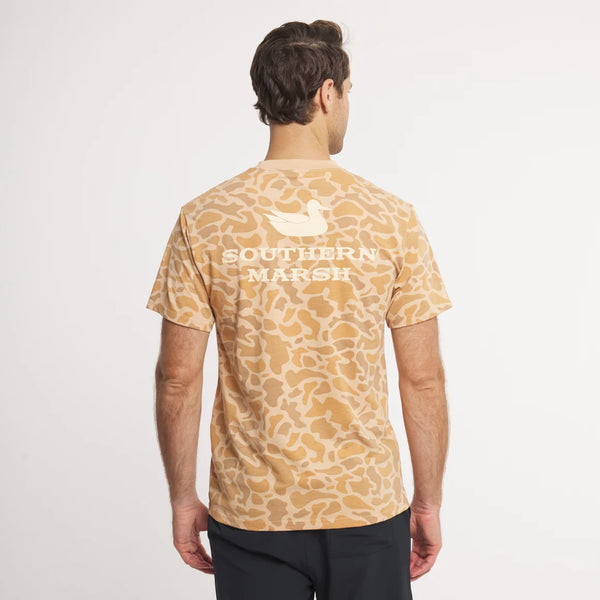 SEAWASH™ Originals Tee - Trademark Duck - Camo Camel