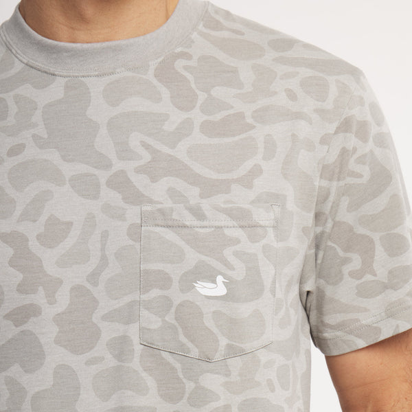 SEAWASH™ Originals Tee - Trademark Duck - Camo Light Gray
