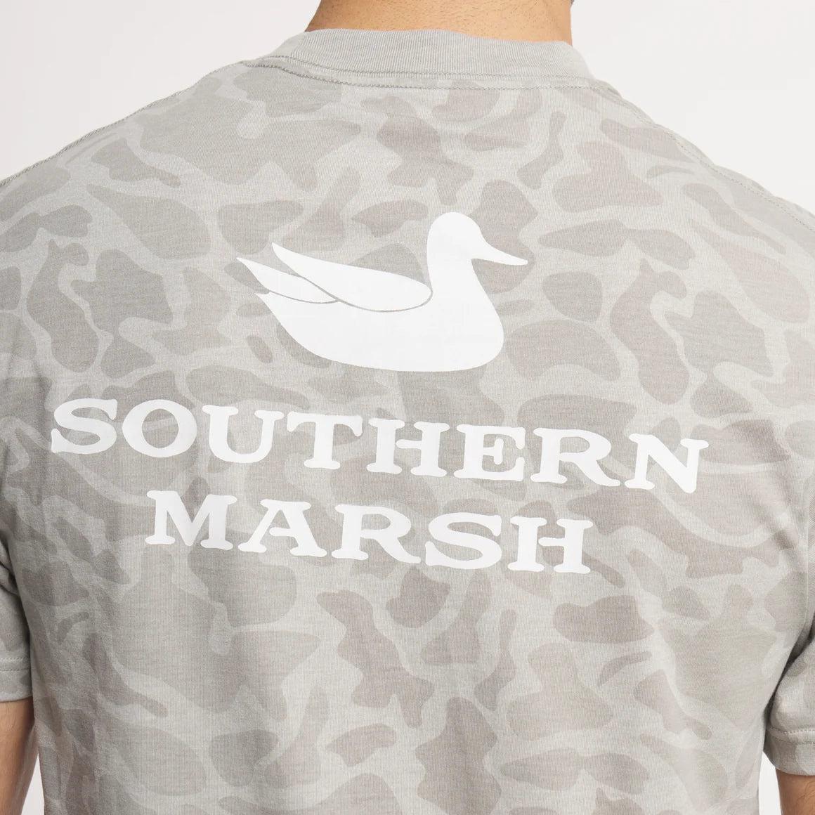 SEAWASH™ Originals Tee - Trademark Duck - Camo Light Gray