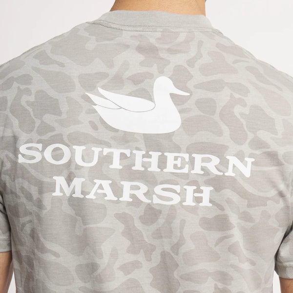 SEAWASH™ Originals Tee - Trademark Duck - Camo Light Gray