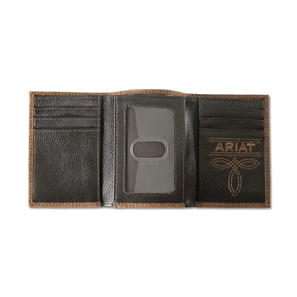 Ariat Trifold Inlay Patch - Brown