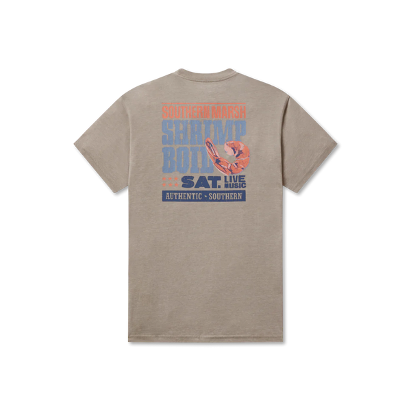 SEAWASH™ Tee - Shrimp Boil- Burnt Taupe