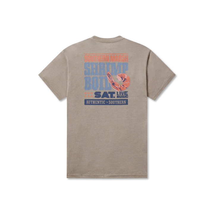 SEAWASH™ Tee - Shrimp Boil- Burnt Taupe