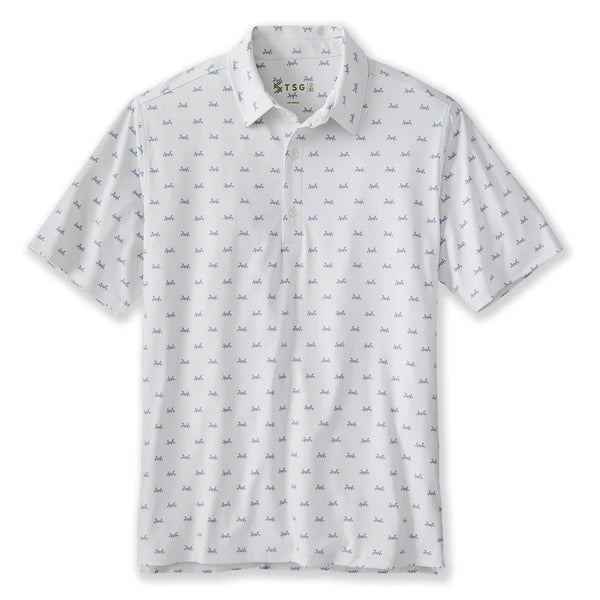 TSG Topper Polo - Ivory Crab Grass