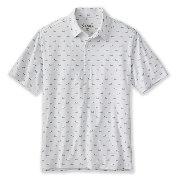 TSG Topper Polo - Ivory Crab Grass