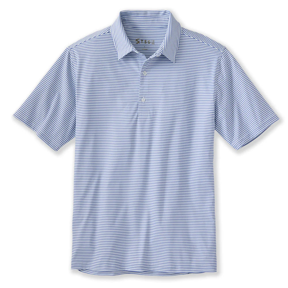 TSG Topper Polo - Navy Reel Stripe