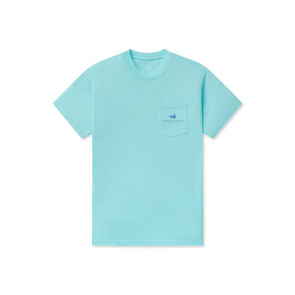 SEAWASH Tee- Spot Sunset Antigua Blue