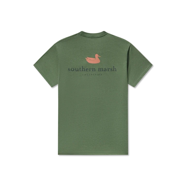 Authentic Tee - Dark Fern