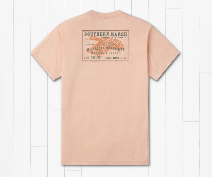 SEAWASH™ Tee Waterfowl License - Terracotta