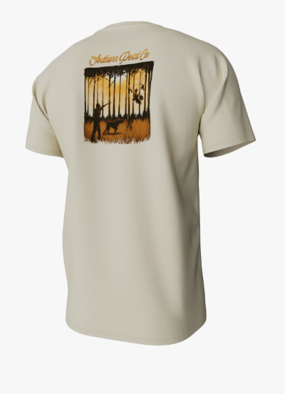 In the Pines Short Sleeve Pocket Tee - Cloud Cream