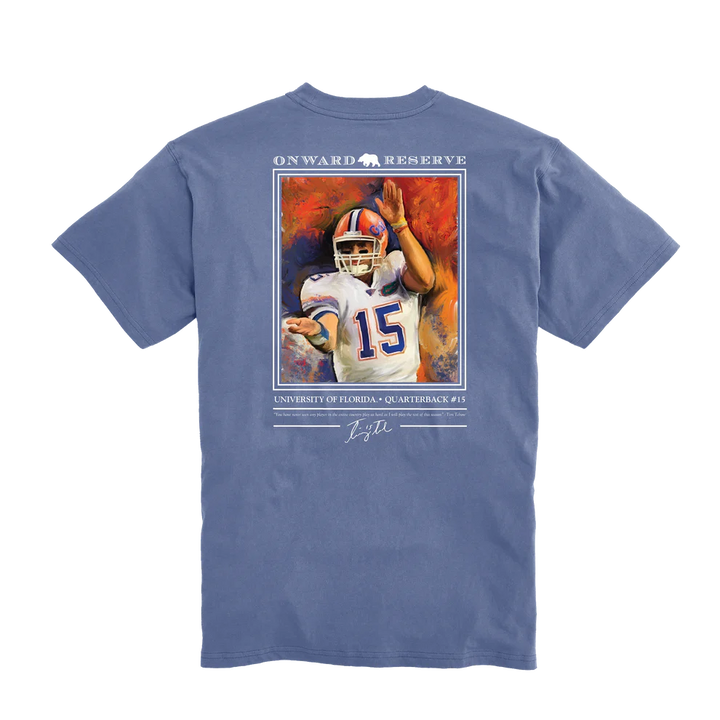 Florida Tim Tebow Tee - Washed Blue
