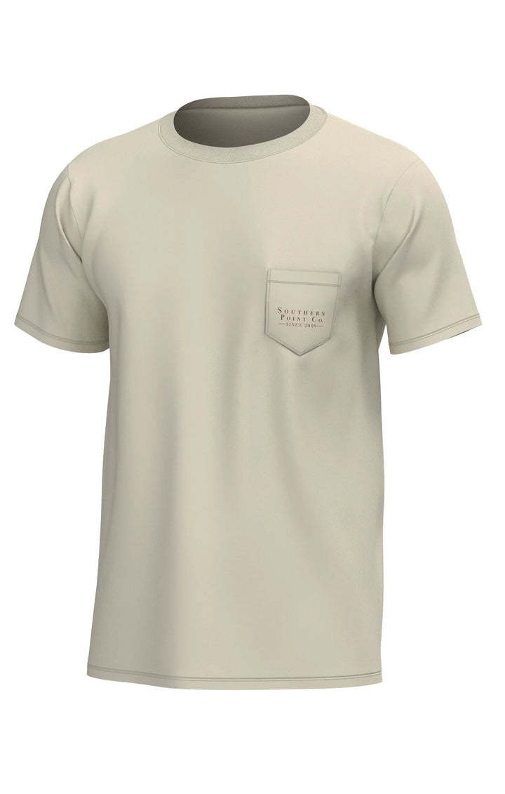 Greyton Detail Short Sleeve Pocket Tee - Cloud Cream
