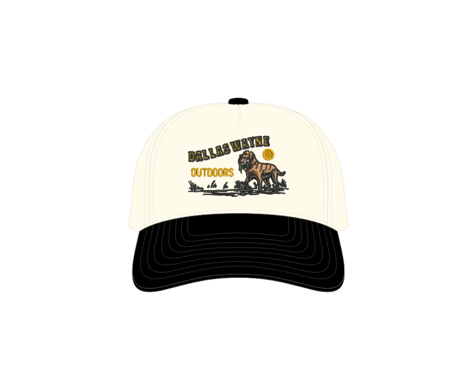 Dallas Wayne Field Hat - Bird Dog - Cream & Black