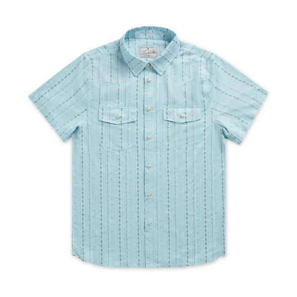 Performance Western Shirt - BURLEBO Ranch - Blue Jean