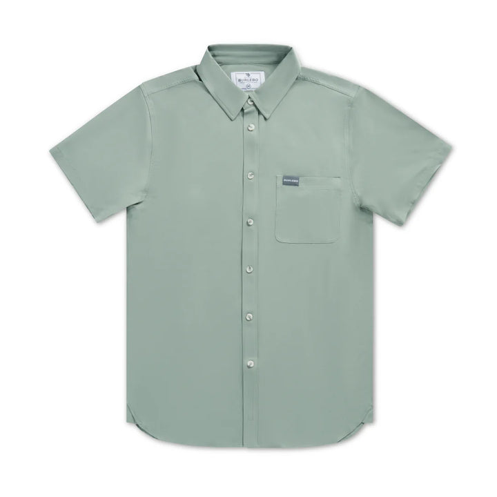 Performance Button Up - Sage
