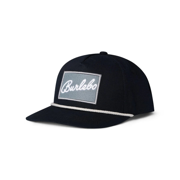 Cap - BURLEBO Grey Patch - Black