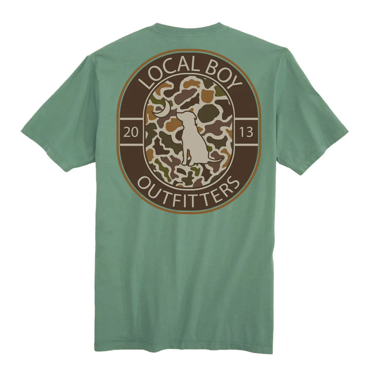 Vintage Crest Tee - Light Green