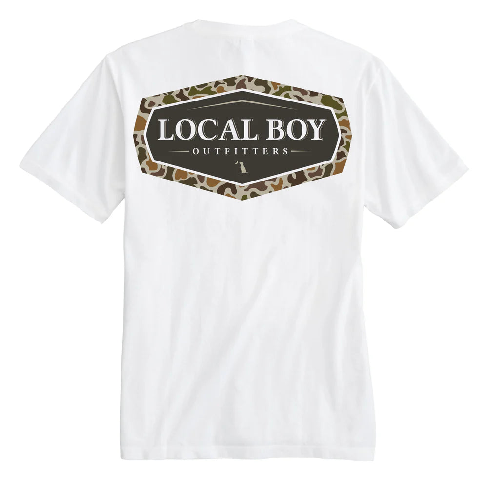 Vintage Emblem Tee - White
