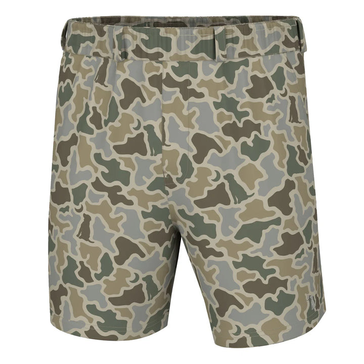 Volley Shorts - Sand Dog & Moon Camo
