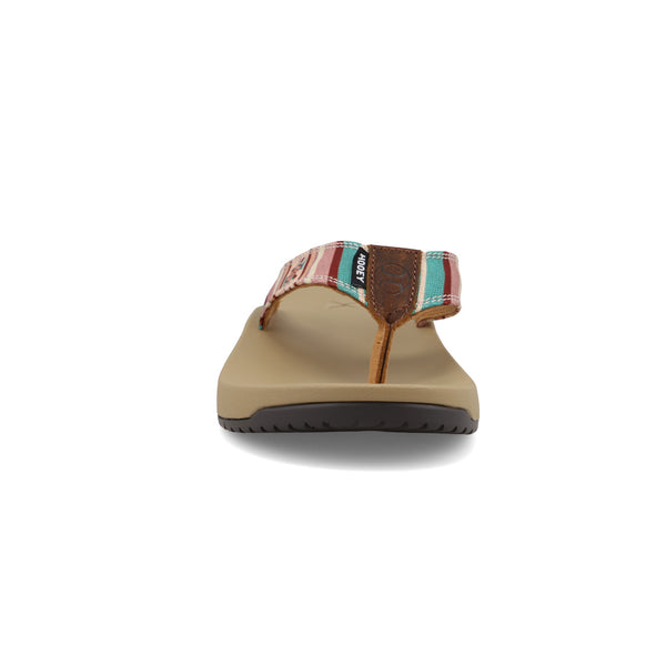 Women's Hooey Flip Flops- Mauve Multi