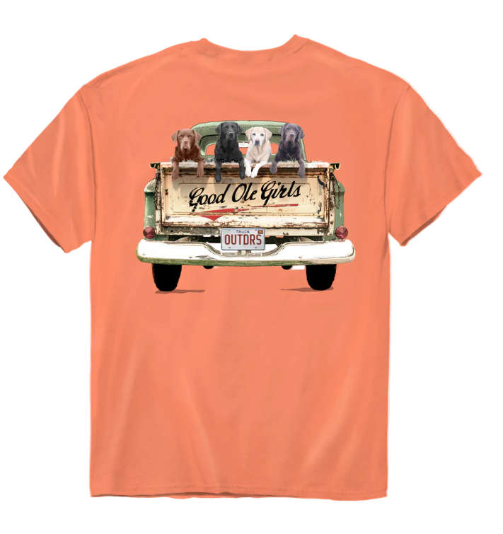 Good Ole Girls Tailgating SS Tee - Melon
