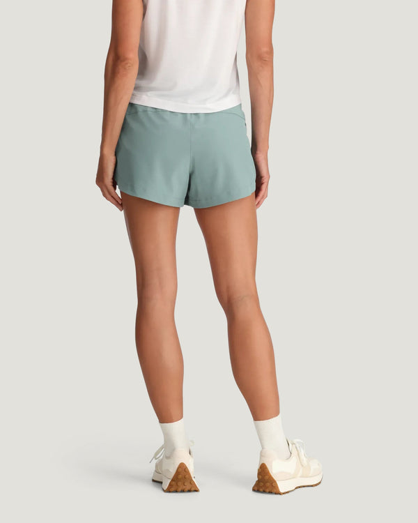 Women's Bamboo-Lined Active Breeze Short – 3" - Ocean Mist