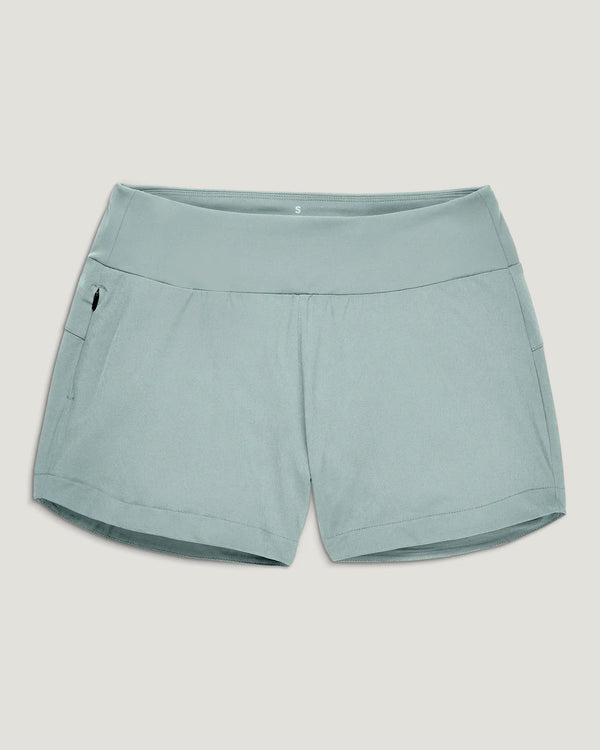 Women's Bamboo-Lined Active Breeze Short – 3" - Ocean Mist