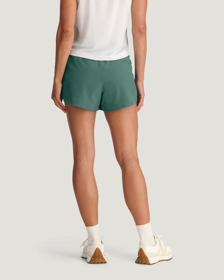Women's Bamboo-Lined Active Breeze Short – 3" - Sea Pine