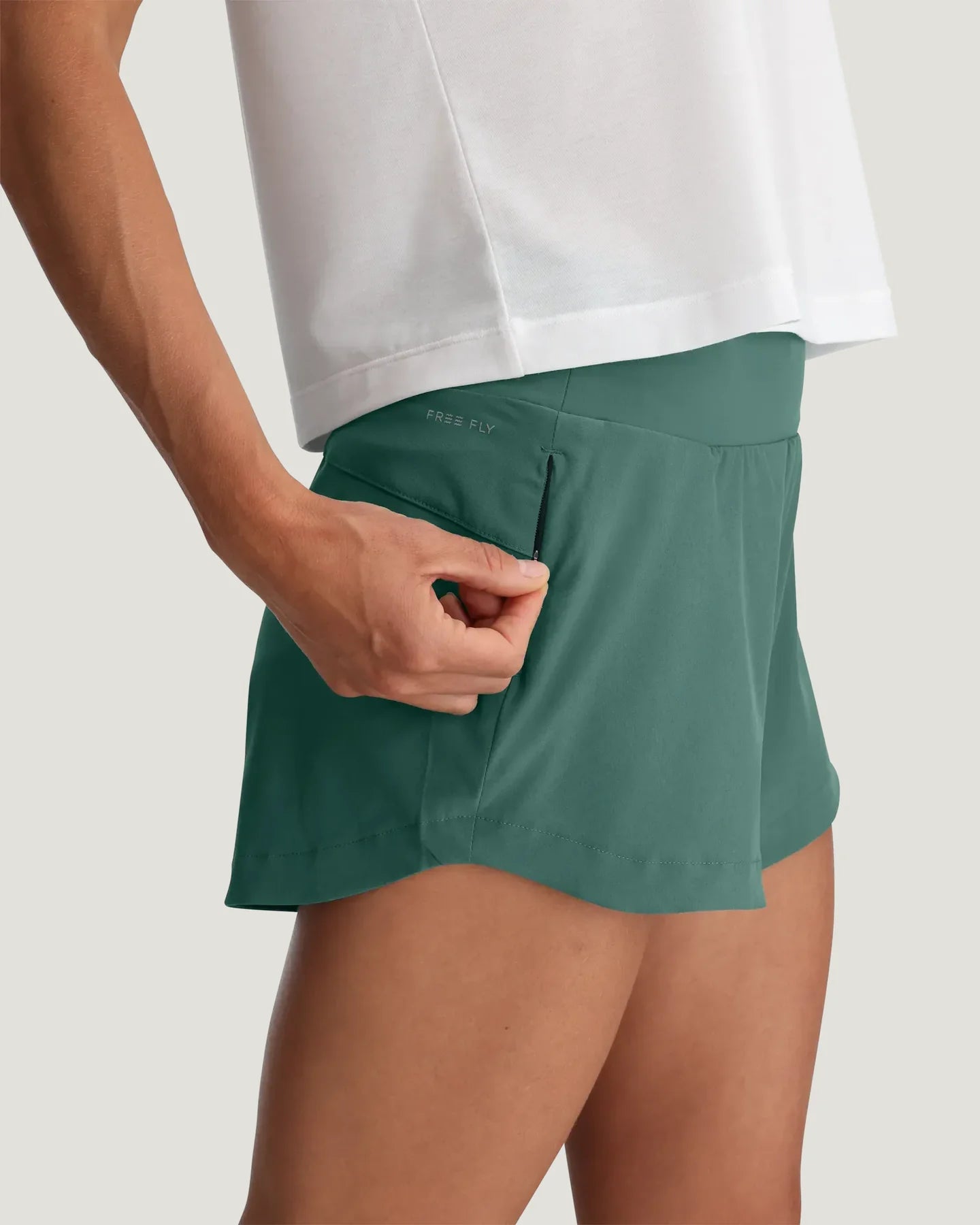 Women's Bamboo-Lined Active Breeze Short – 3" - Sea Pine