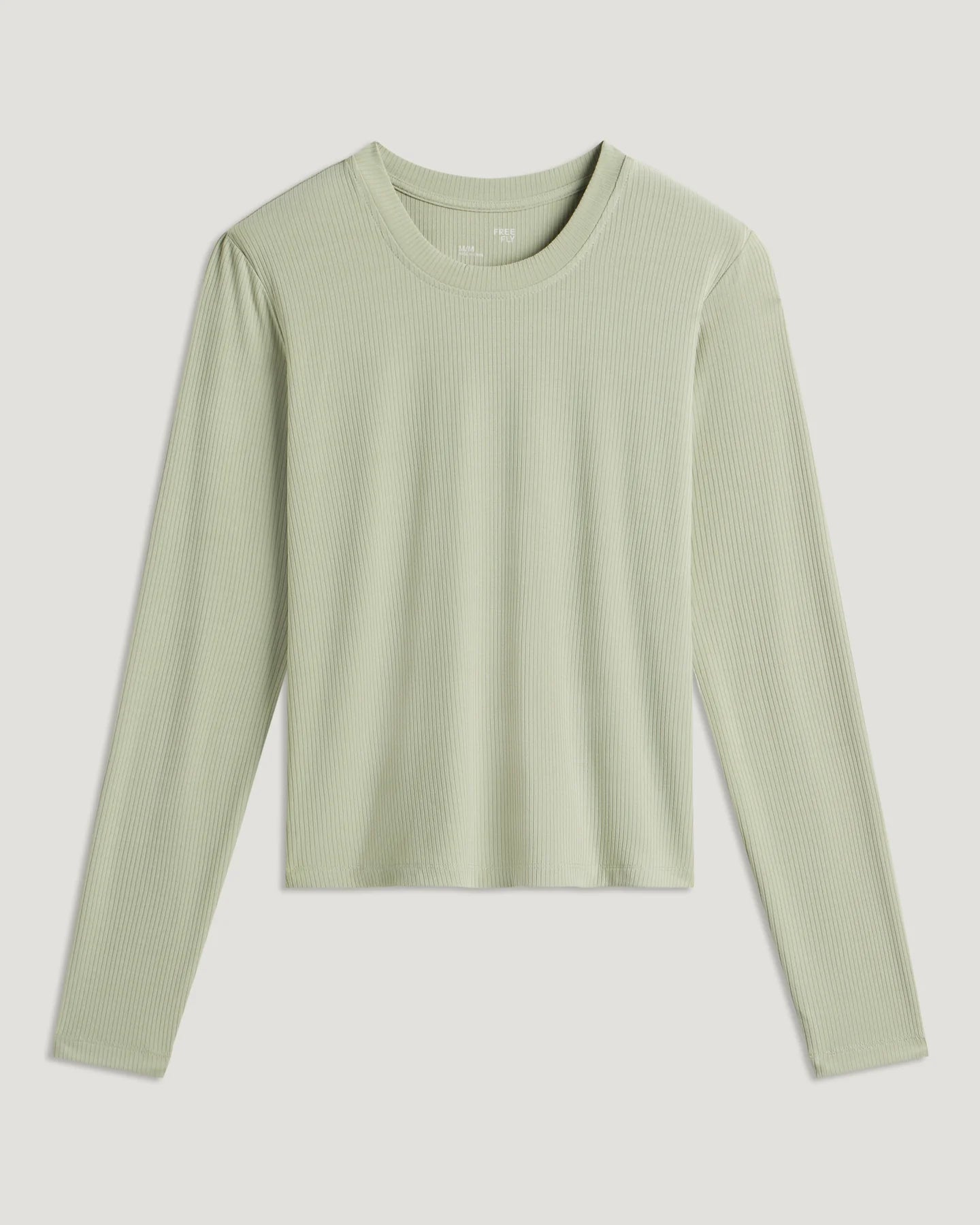 Women's Ribbed Bamboo Long Sleeve - Tea