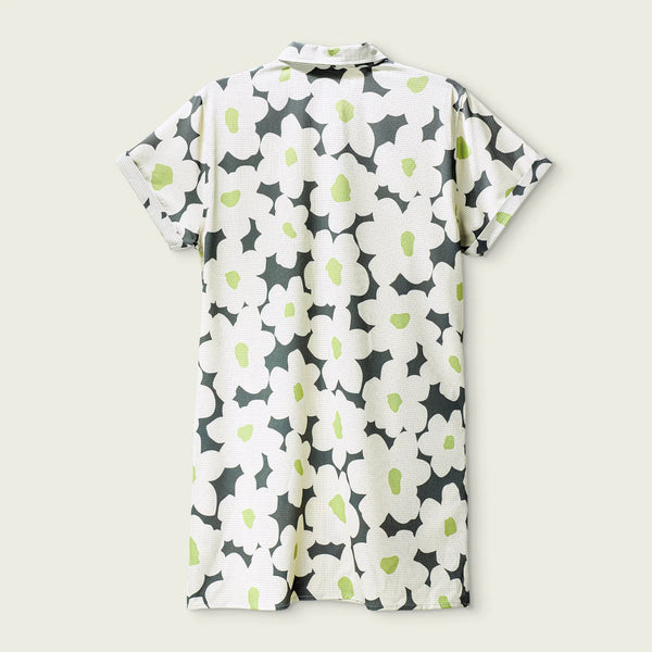 BreezeWeave Dress - Castle Wall