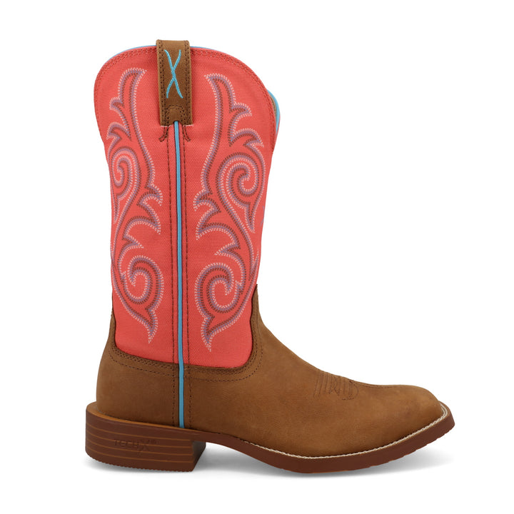 11" Tech X Boot - Distressed Saddle & Salmon