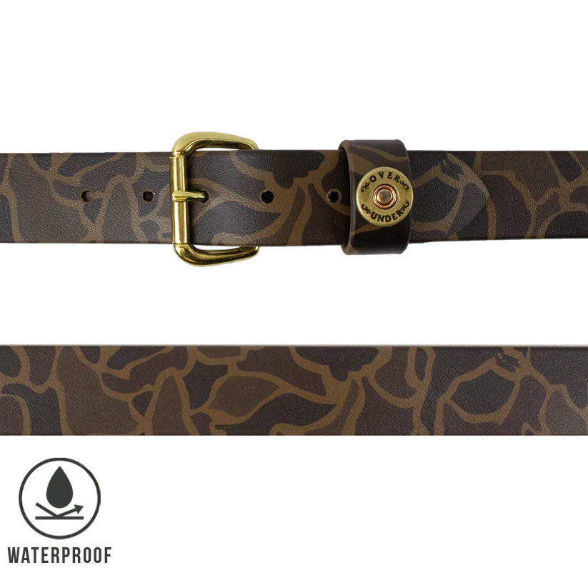 Over Under Waterproof Single Shot Belt - Duck Camo