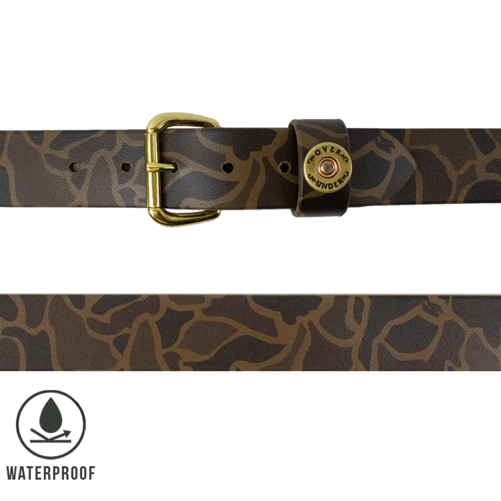 Over Under Waterproof Single Shot Belt - Duck Camo