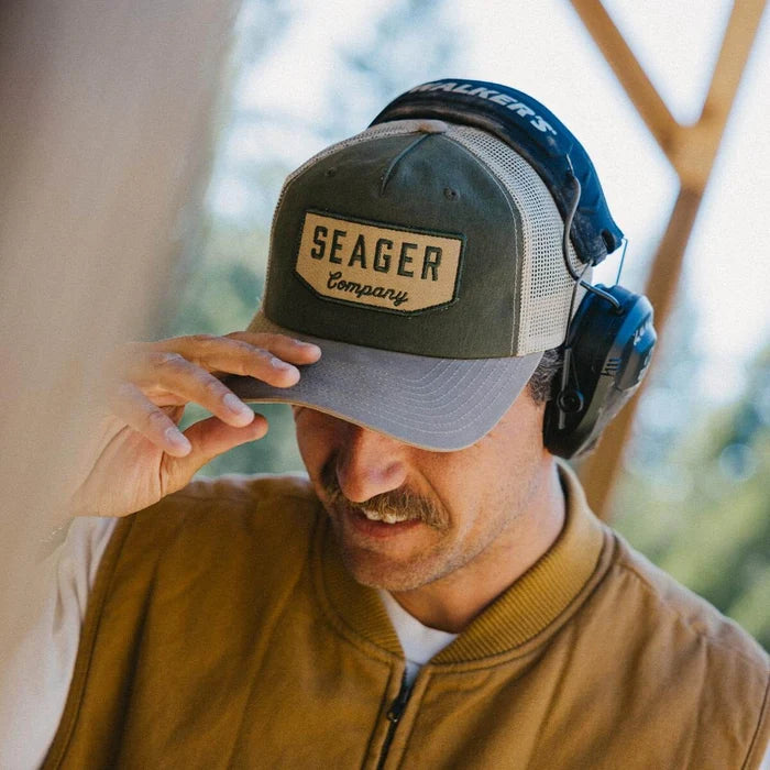Wilson Wax Snapback- Tan/Green