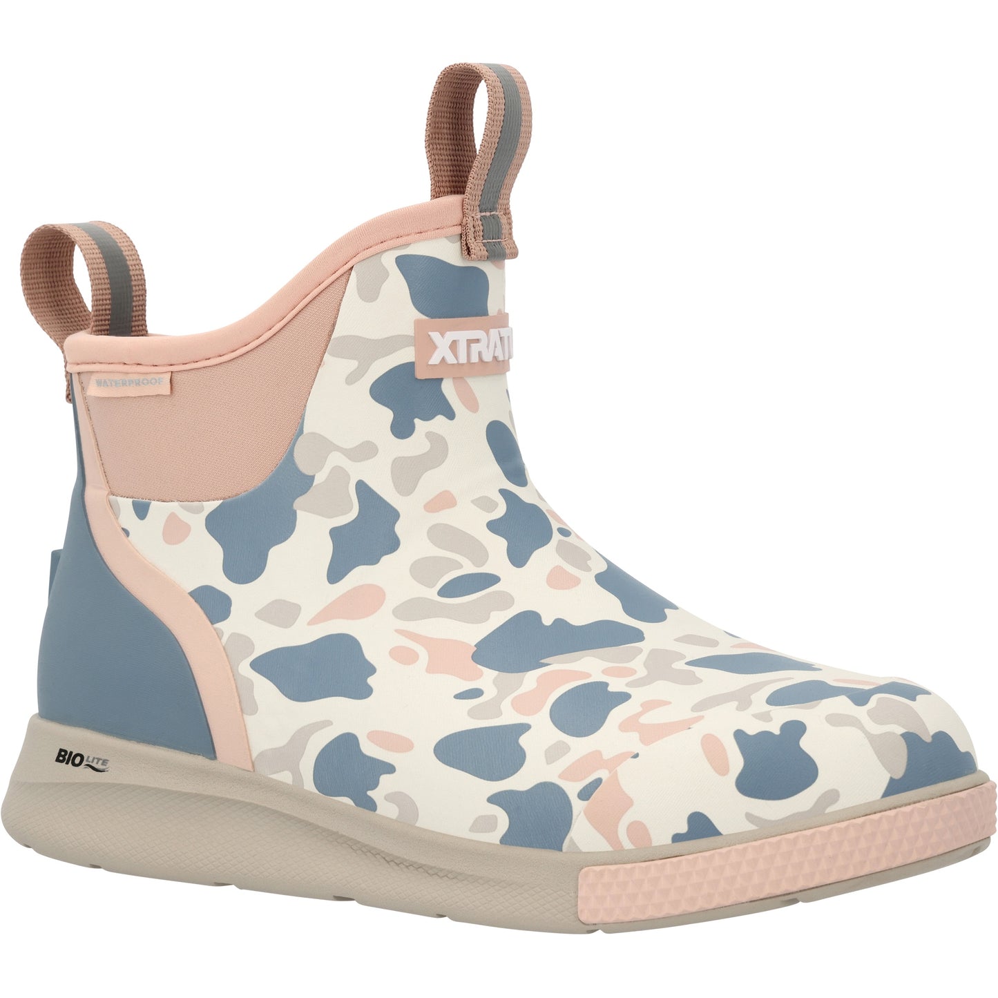 Women's 6 in Ankle Deck Boot Sport - Ivory Duck Camo