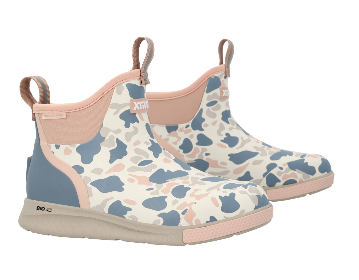 Women's 6 in Ankle Deck Boot Sport - Ivory Duck Camo