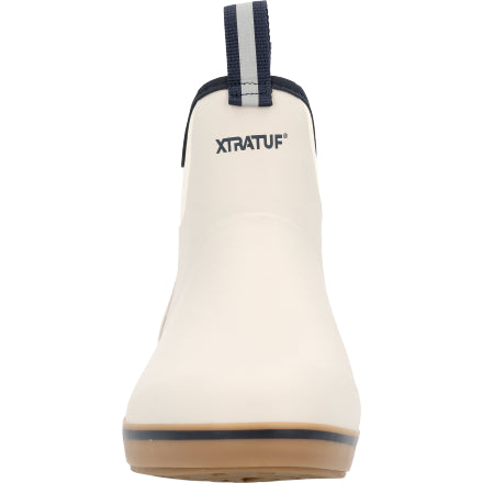 Men's 6" Ankle Deck Boot - Ivory/Navy