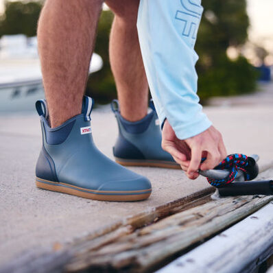 Men's 6" Deck Boot - Stormy Blue