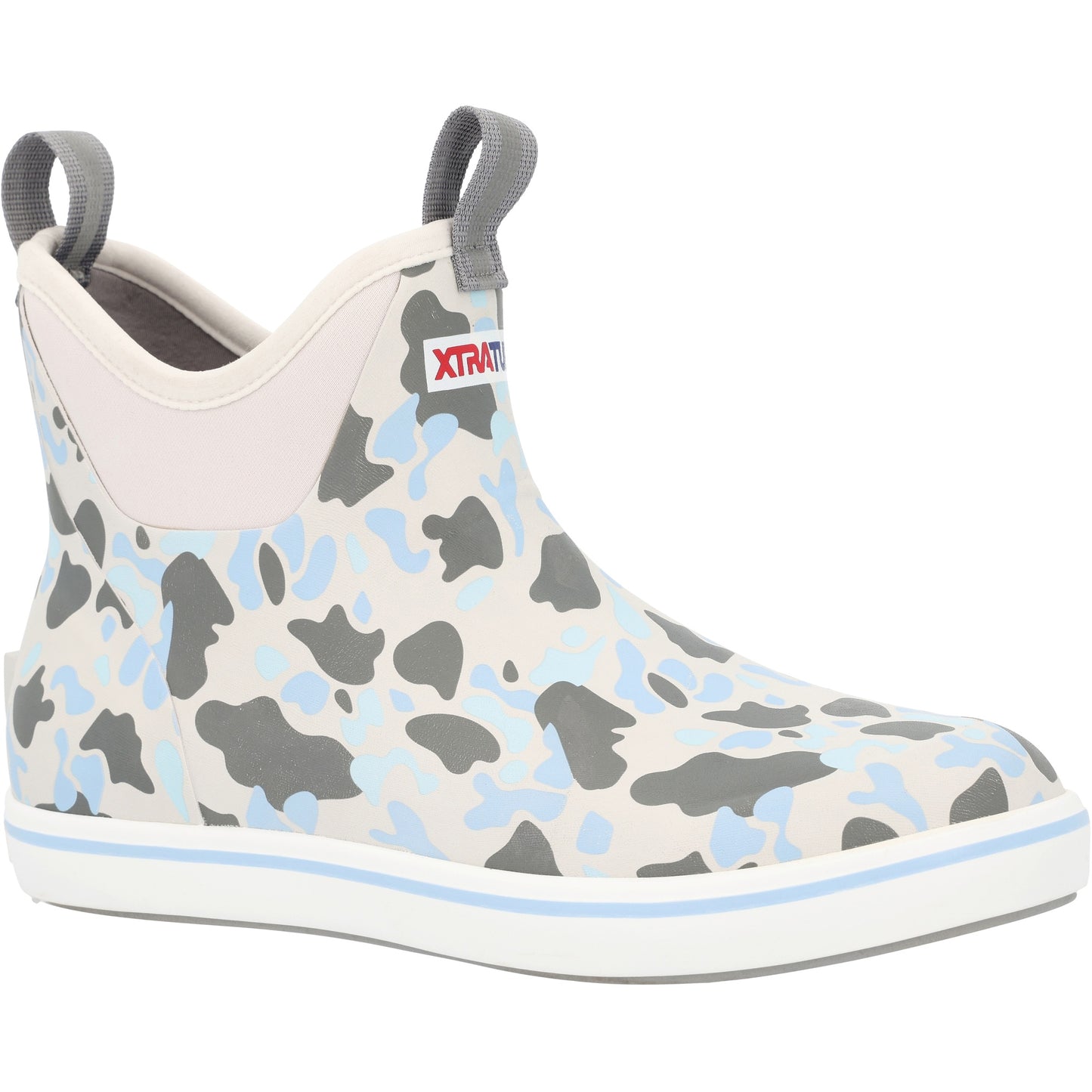 Men's 6 in Ankle Deck Boot - Duck Camo Ice