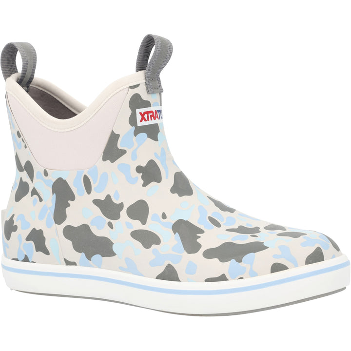 Men's 6 in Ankle Deck Boot - Duck Camo Ice