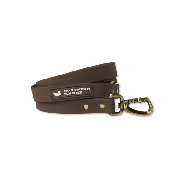 Mason Waterproof Dog Leash - Dark Brown