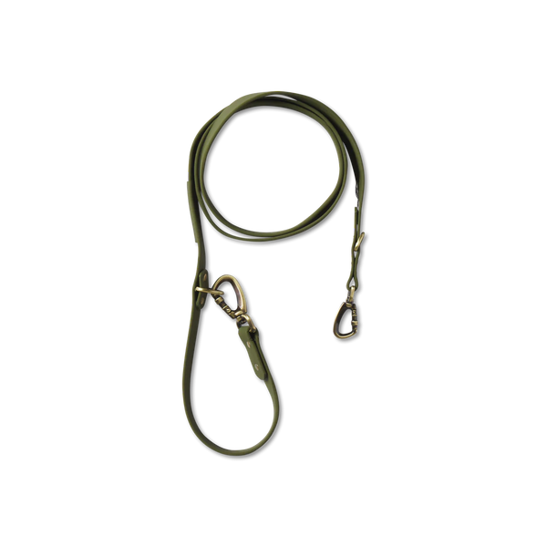 Mason Waterproof Dog Leash - Dark Green