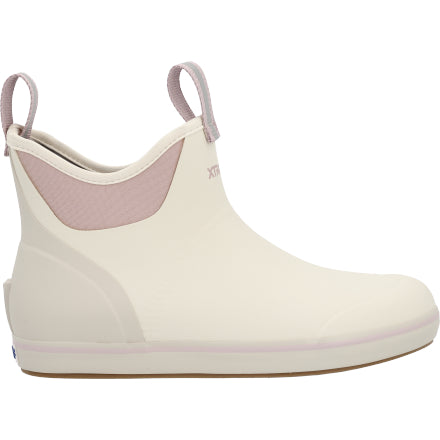 Women's 6 in Ankle Deck Boot - Ivory/Navy