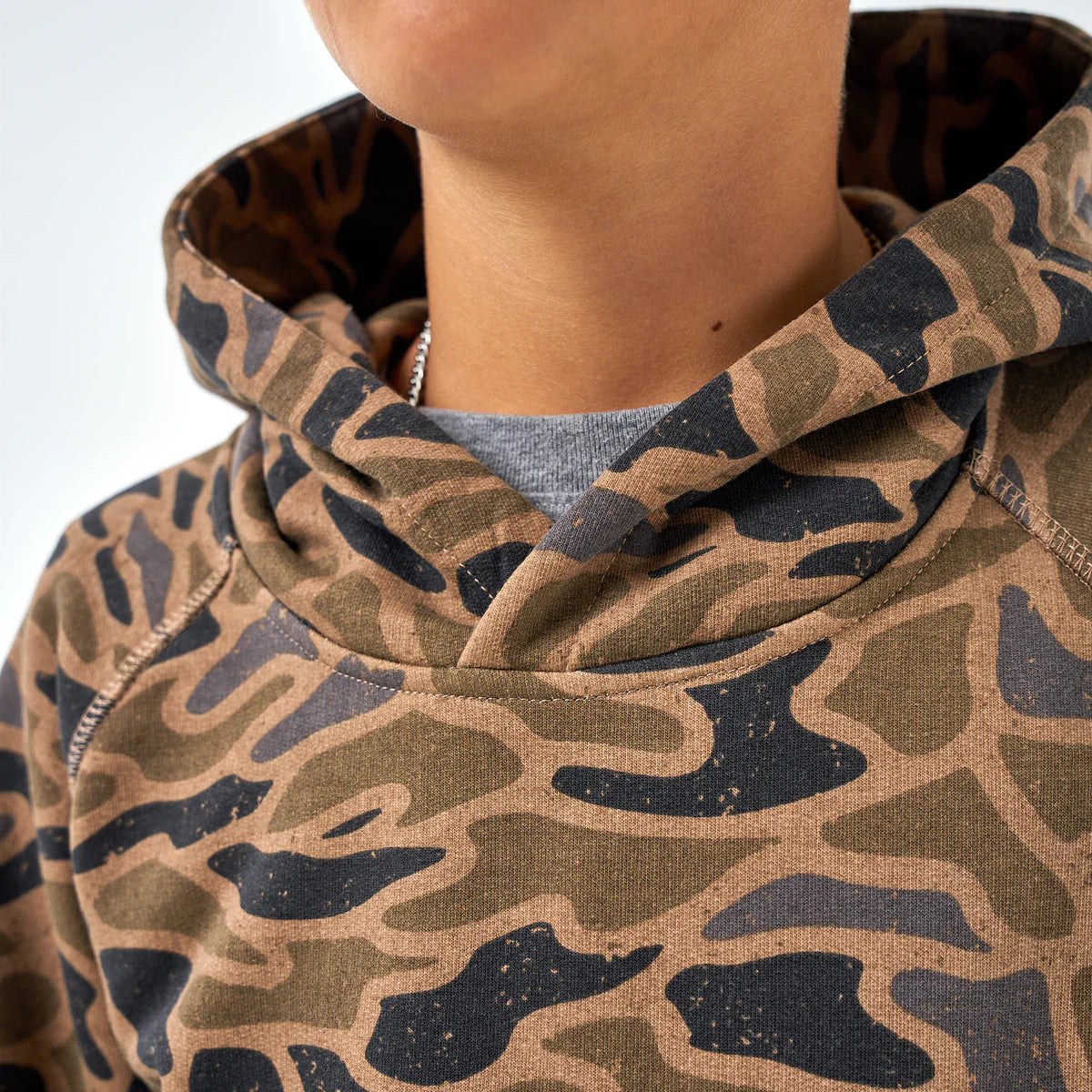 Youth Fleece Hoodie - Gauge Camo