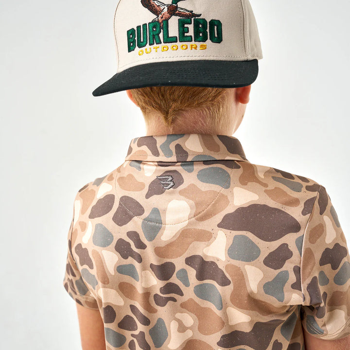 Youth Performance Polo - Pintail Camo