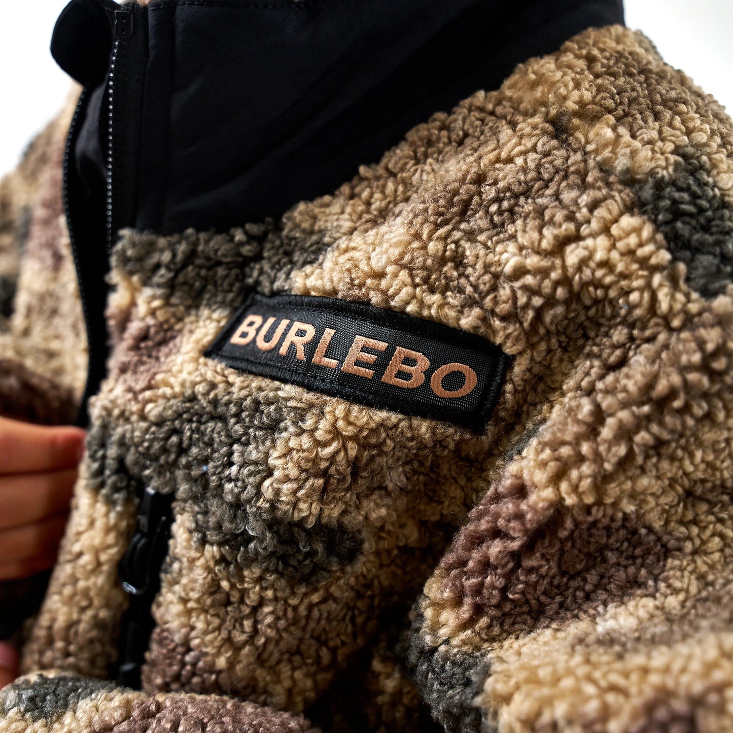 Youth Sherpa - Full Zip Jacket - Rocky Mountain Camo