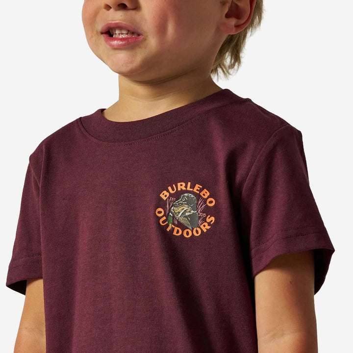 Youth Short Sleeve Tee - Duck Down - Maroon