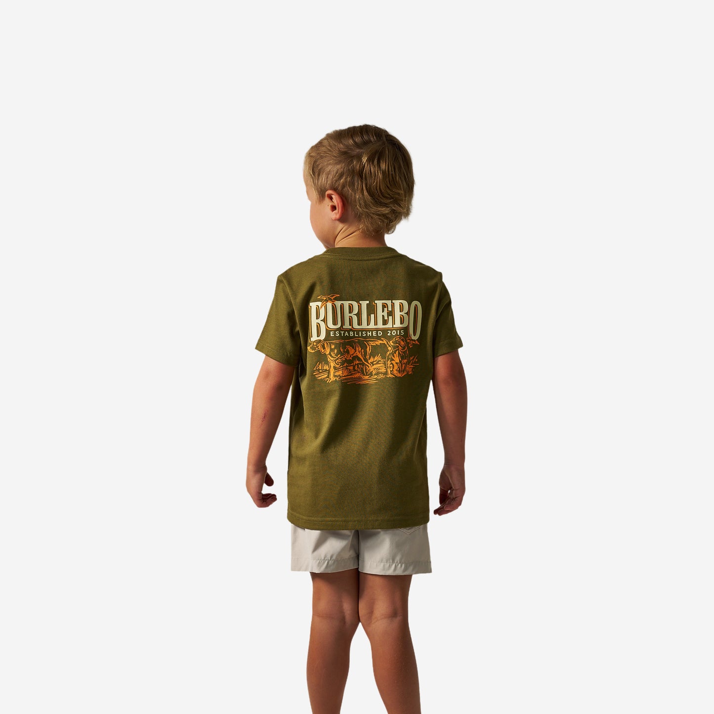 Youth Short Sleeve Tee - Hunting Dogs- Hunter Green