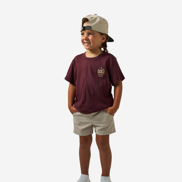 Youth Short Sleeve Tee - Horseshoe - Maroon